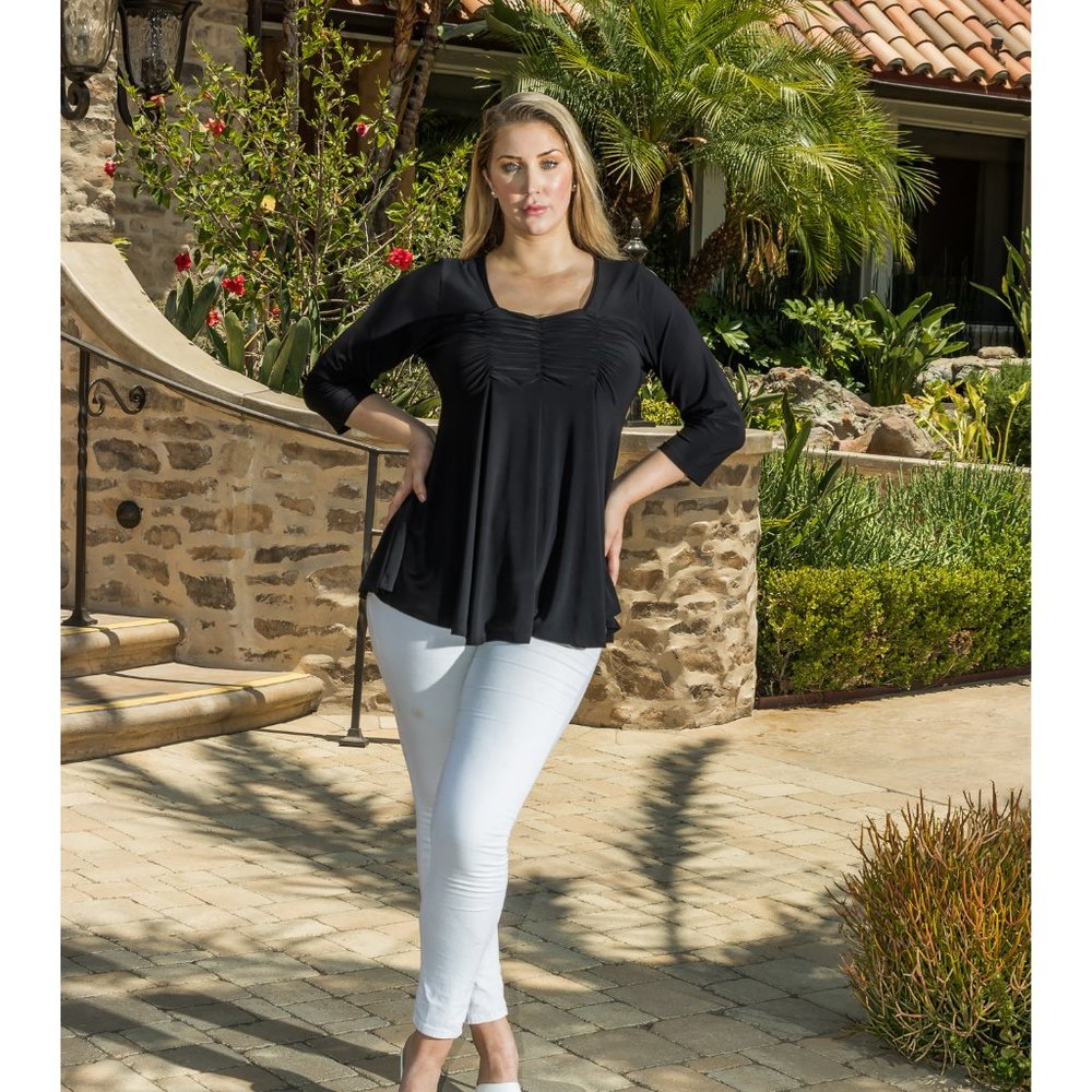 FunFash Square Neck Top - Picture 6 of 10